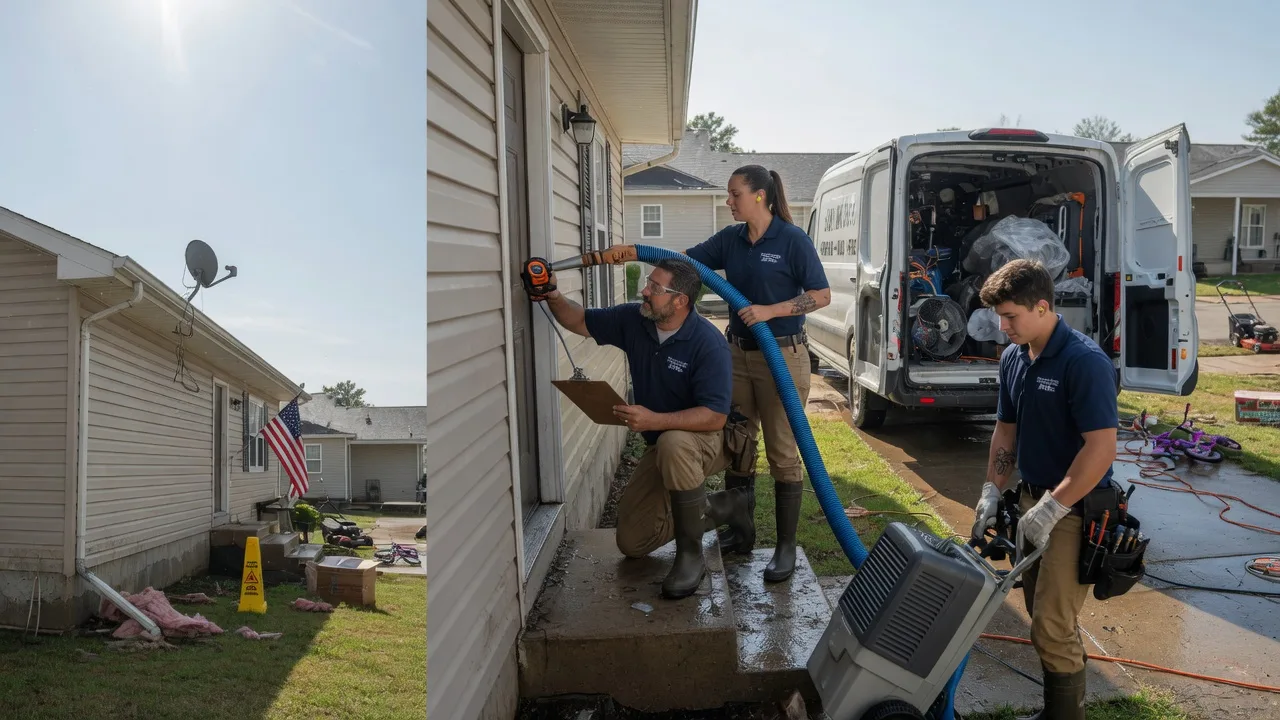 Ceiling Water Damage Restoration in Cannon Ball, ND near me